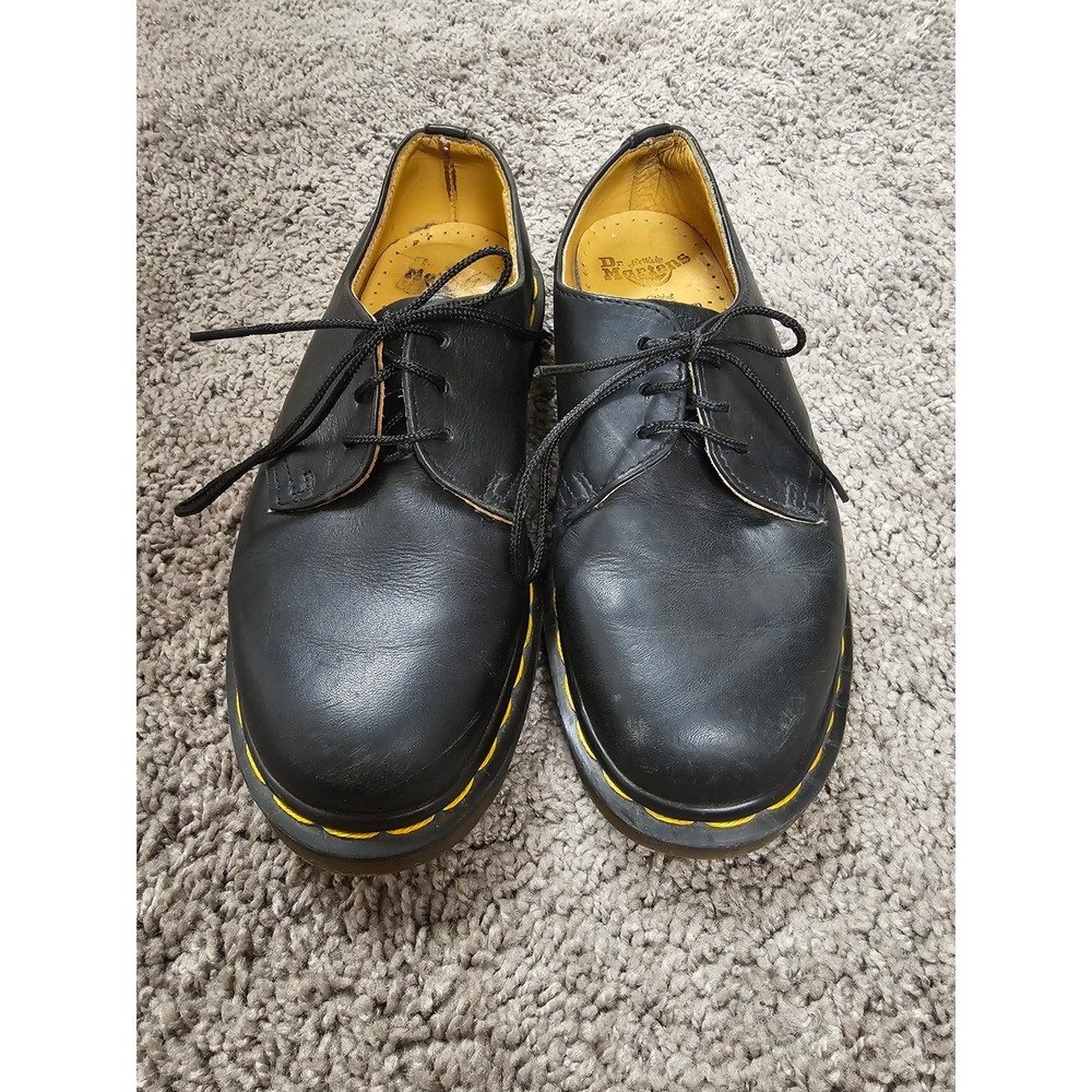 Dr. Martens 1461 Platform Oxford Shoes Made in England Black Leather UK 3 US 5